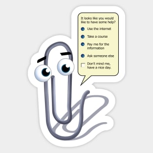 Clippy Sticker